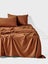 Linen House Surf Wash Sheet Set (Rust) - King Carousel 1