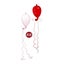 Raz A Blushing Holiday Balloon Ornament Assorted Carousel 1