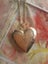 Gold plate Heart locket. Carousel 2
