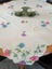 Beautiful bright floral embroidered linen tablecloth Carousel 1