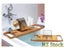Bamboo Bath Tub Tray - Retractable Carousel 1