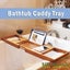Bamboo Bath Tub Tray - Retractable Carousel 8