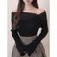 Off Shoulder Top Shirt Knitted 3576510 Carousel 2