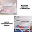 Kingston Slumber Triple Wooden Single Over Double Bunk Bed Frame Kids Convertibl Carousel 3