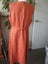JACQUI.E Linen Collection Rust Colour Dress Excellent as New Condition Sz 14 Carousel 5