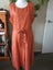 JACQUI.E Linen Collection Rust Colour Dress Excellent as New Condition Sz 14 Carousel 7