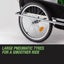 Tag-Along Kids Bike Trailer Bicycle Pram Stroller Children Jogger Green Carousel 7