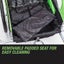 Tag-Along Kids Bike Trailer Bicycle Pram Stroller Children Jogger Green Carousel 8