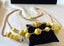 1960s Vintage RETRO GLAM Double String Lemon Yellow Beads Necklace, 84 cm long Carousel 4