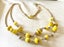 1960s Vintage RETRO GLAM Double String Lemon Yellow Beads Necklace, 84 cm long Carousel 7