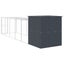 Vidaxl Chicken Cage With Run Anthracite 165X659x181 Cm Galvanised Steel Carousel 4