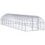 Vidaxl Outdoor Chicken Coop 3X10x2 M Galvanised Steel Carousel 1