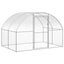 Vidaxl Outdoor Chicken Coop 3X10x2 M Galvanised Steel Carousel 5