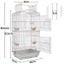 41’’ H Open Top Metal Bird Cage Large Parrot Cage Carousel 5
