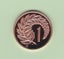 NZ - Proof - 1987 One Cent - Fern Carousel 1