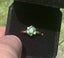 14k Gold Emerald and Diamond ring Carousel 3