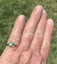 14k Gold Emerald and Diamond ring Carousel 4