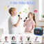 Mini Karaoke Machine Portable MP3 Player with 2 Wireless Mics & LED Lights Carousel 5