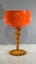 Large Vintage Empoli Italian Glass Vase – Vivid Orange Carousel 2