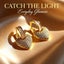 Gold Plated Heart Zircon Earrings - Elegant Copper Design (1 Pair) Carousel 6