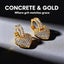 Gold Plated Heart Zircon Earrings - Elegant Copper Design (1 Pair) Carousel 9