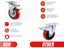 New Heavy Duty Castor Wheels Clearance Carousel 7