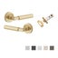 Iver Brunswick Door Lever Handle on Round Rose Passage Kit - Available in Var... Carousel 2