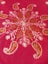 Lovely red cotton embroidered tablecloth Carousel 3