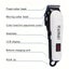 Professional USB Rechargeable Hair Clipper with LED Display Carousel 4