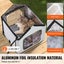 Elevated Heated Cat House Outdoor Kitty Shelter With Timer 600D Oxford Cloth ... Carousel 4