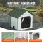 Elevated Heated Cat House Outdoor Kitty Shelter With Timer 600D Oxford Cloth ... Carousel 5