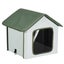 Elevated Heated Cat House Outdoor Kitty Shelter With Timer 600D Oxford Cloth ... Carousel 11