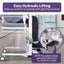 Patient Lift Transfer Chair, Easy Hydraulic Height Adjustment, Shower Compati... Carousel 3
