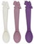Melii: Silicone Spoons - Luxe Purple (Set of 3) Carousel 1