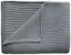 Mushie: Knitted Blanket - Ribbed Grey Carousel 1