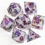 Dudley's Gallery - Dragon Swarm Sharp Edge Resin Dice Set Carousel 1