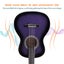 34'' Kids Acoustic Guitar Wooden Kids Gift Purple Carousel 8