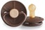 Frigg: Little Viking Natural Rubber Latex Pacifier 2 Pack - Bjorn (0-6 months) Carousel 1