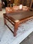 A Rare early 20th Century Complete Solid Elm Chinese Day Bed or Opium Den Bench Carousel 10