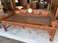 A Rare early 20th Century Complete Solid Elm Chinese Day Bed or Opium Den Bench Carousel 4