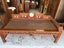 A Rare early 20th Century Complete Solid Elm Chinese Day Bed or Opium Den Bench Carousel 13