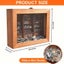 Anxiety Bookshelf Miniature Display Shelf,Contains 200 Miniature Book Models Carousel 4