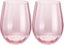 Maxwell & Williams: Wicked Pink Goes Good With Green Ribbed Stemless Glass... Carousel 1
