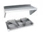 Stainless steel wall shelf 1500mm x 300mm Carousel 1