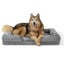 Orthopedic Dog Bed with Washable Cover - Grey Carousel 1