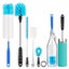 CLEANFOK 5-Pack Stainless Steel Long Handled Bottle Brush Set Carousel 1