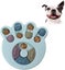 Paw Shape Interactive Treat Feeding Training Puzzle Dog Toy Carousel 1