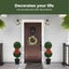 Lambu Artificial Topiary Trees 2-Ball Fake Plants Potted for Porch Home Decor Carousel 6