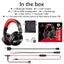 Wireless Gaming Headset Black & Red Carousel 2