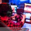 Wireless Gaming Headset Black & Red Carousel 5